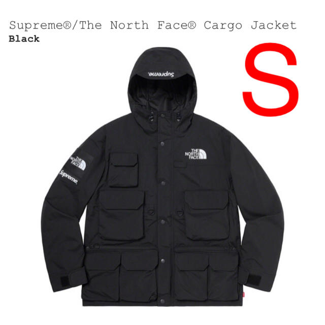 ●日本正規品● Supreme - S black Jacket Cargo face north supreme マウンテンパーカー ●日本正規品● Supreme - S black Jacket Cargo face north supreme マウンテンパーカー