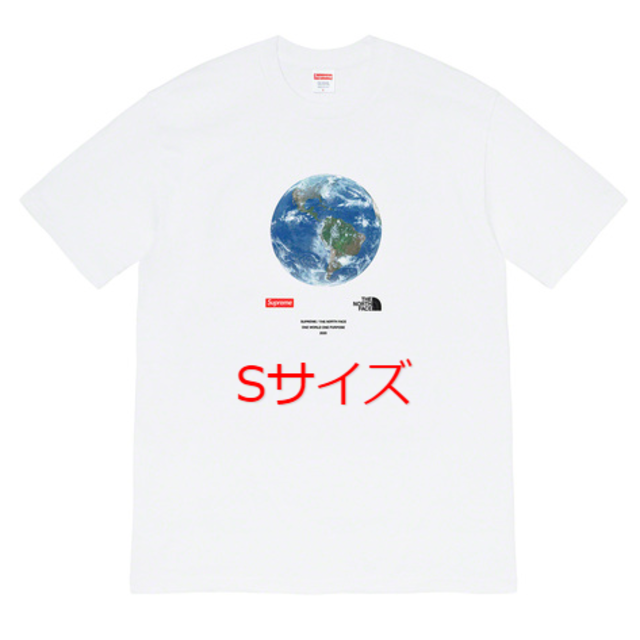 supreme/north face world tee ワールドTシャツ S