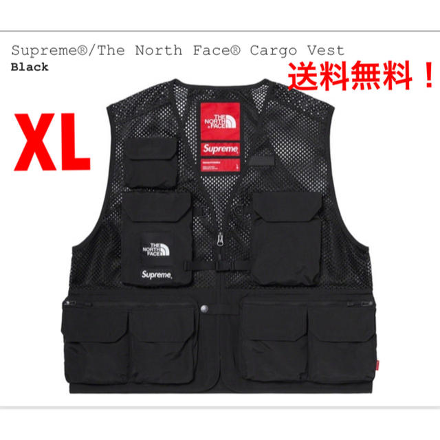 Supreme(シュプリーム)の[XL]Supreme®/The North Face®Cargo Vest 黒 メンズのトップス(ベスト)の商品写真