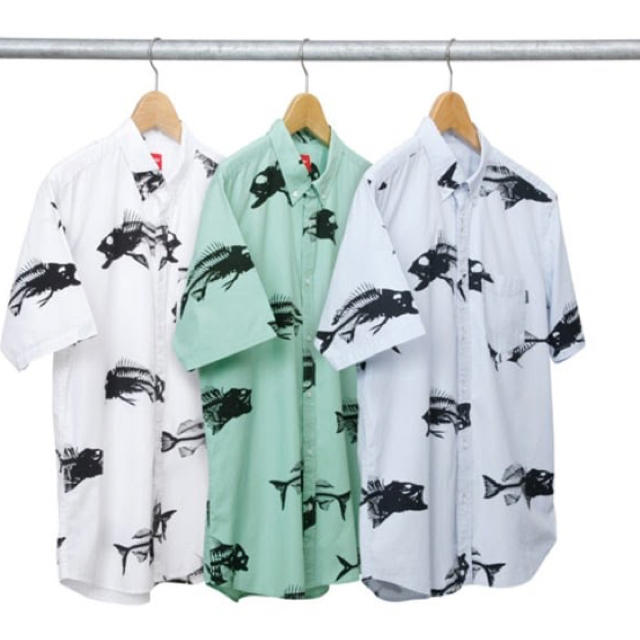 Supreme - レア 2010SS Supreme fishbone shirt 半袖シャツの通販 by