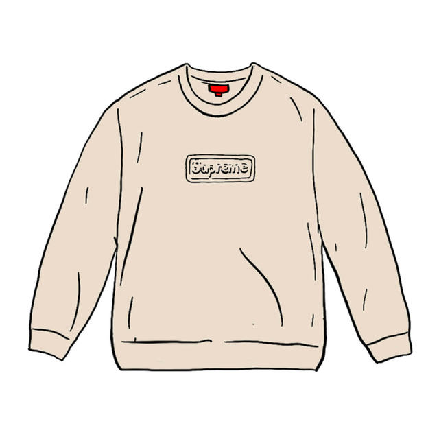 supreme cutout logo crewneck Lサイズ