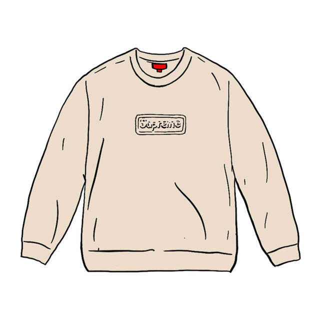 supreme cutout logo crewneck Mサイズ - bennydrop.com