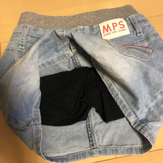 MPS(エムピーエス)のMPS デニムスカート 130 キッズ/ベビー/マタニティのキッズ服女の子用(90cm~)(スカート)の商品写真