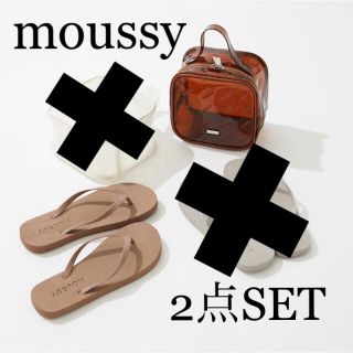 マウジー(moussy)の@moussy バック✖️ビーチサンダルSET(ハンドバッグ)