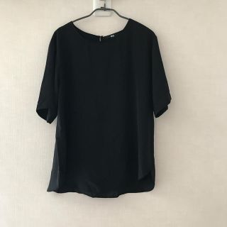 ユニクロ(UNIQLO)のユニクロ　エアリーTブラウス　(カットソー(半袖/袖なし))