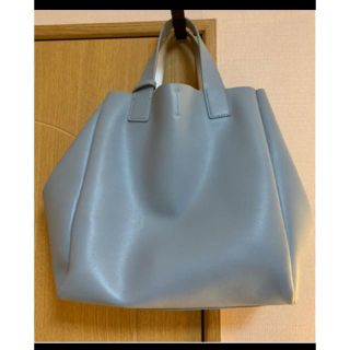 ザラ(ZARA)のザラ　トートバック　くすみブルー　ユニクロ　GU(トートバッグ)