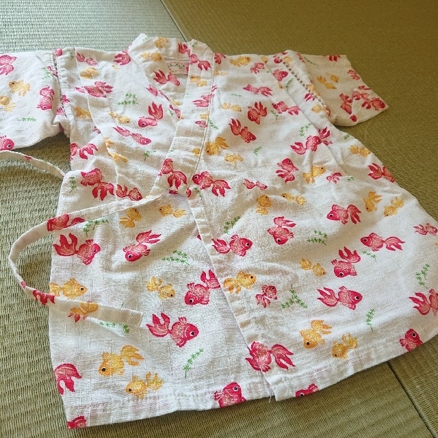 甚平（金魚） キッズ/ベビー/マタニティのキッズ服女の子用(90cm~)(甚平/浴衣)の商品写真