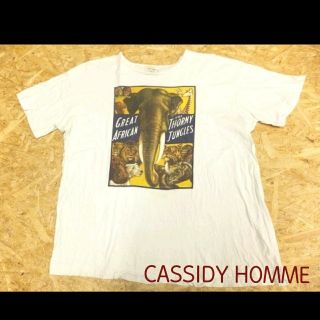 CASSIDY HOMME　状態良好　コットン100%　ユニセックス　原宿系(Tシャツ/カットソー(半袖/袖なし))