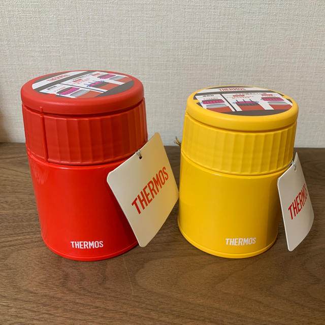 THERMOS(サーモス)のTHERMOS 真空断熱スープジャー　400mlと300mlのセットです。 インテリア/住まい/日用品のキッチン/食器(弁当用品)の商品写真