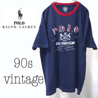 ポロラルフローレン(POLO RALPH LAUREN)の【90s】【古着】ポロラルフローレン　Mサイズ　ビンテージ(Tシャツ/カットソー(半袖/袖なし))