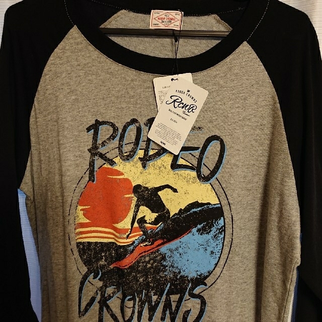 RODEO CROWNS(ロデオクラウンズ)の【新品タグ付】RODEOCROWNS 7分袖Tシャツ メンズのトップス(Tシャツ/カットソー(七分/長袖))の商品写真