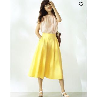 ユニクロ(UNIQLO)のユニクロ♡ミモレ丈フレアスカート(ロングスカート)