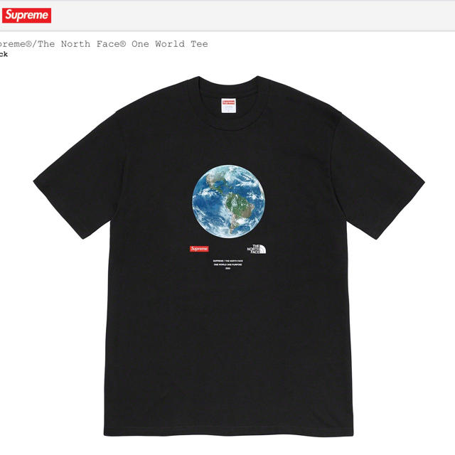 XL Supreme The North Face One World Teeトップス