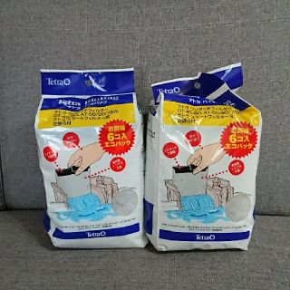 テトラ(Tetra)のテトラ バイオパック ワンタッチフィルター６個入り×２セット(アクアリウム)