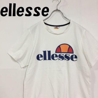 エレッセ(ellesse)の【人気】ellesse エレッセ ビックロゴ Tシャツ ホワイト サイズM(Tシャツ/カットソー(半袖/袖なし))