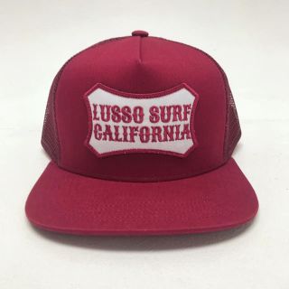 スタンダードカリフォルニア(STANDARD CALIFORNIA)の西海岸コーデ☆LUSSO SURF ボックスロゴ刺繍キャップ☆帽子　RVCA(キャップ)