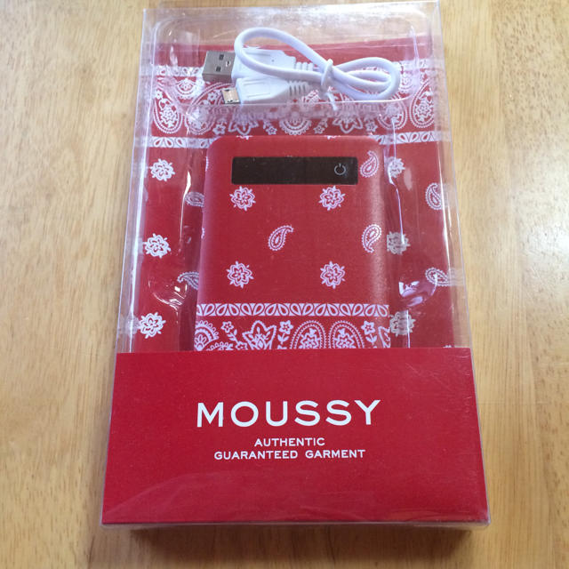 moussy(マウジー)の新品マウジー♡充電器 レディースのファッション小物(その他)の商品写真