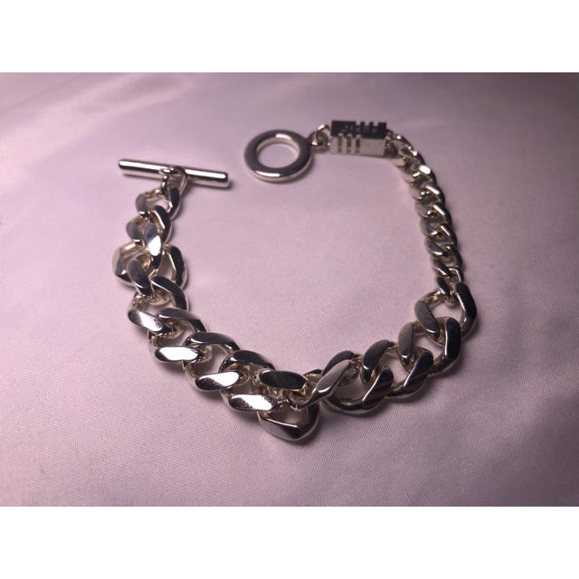 Jieda(ジエダ)のJieDa ASYMMETRY BRACELET SILVER メンズのアクセサリー(ブレスレット)の商品写真