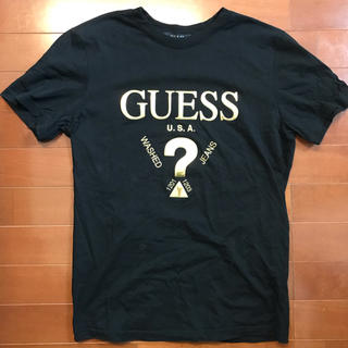 ゲス(GUESS)のGUESS ゴールドロゴTシャツ Ｍサイズ(Tシャツ(半袖/袖なし))
