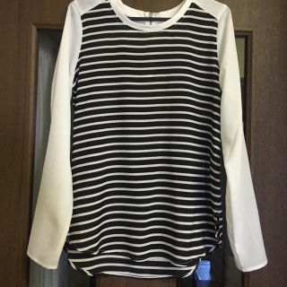 オールドネイビー(Old Navy)の【未使用】オールドネイビーのボーダー(シャツ/ブラウス(長袖/七分))