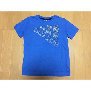 アディダス(adidas)のadidas ブルー Tシャツ 140㌢(Tシャツ/カットソー)