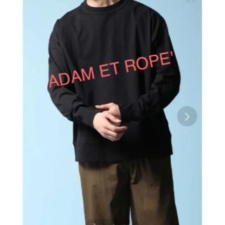 アダムエロぺ(Adam et Rope')の⭐️タグ付新品　USAコットン〉ビッグシルエット スウェットロンT(Tシャツ(長袖/七分))