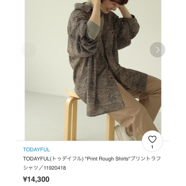 TODAYFUL(トゥデイフル)のtodayfull シャツ メンズのトップス(シャツ)の商品写真