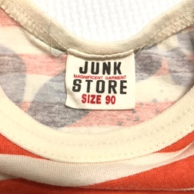 JUNK STORE(ジャンクストアー)のタンクトップ　90センチ キッズ/ベビー/マタニティのキッズ服男の子用(90cm~)(Tシャツ/カットソー)の商品写真