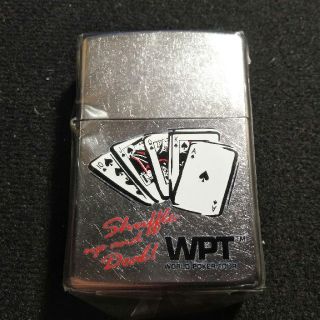 ジッポー(ZIPPO)の【値下げ】未使用 ジッポライター WORLD POKER TOUR(日用品/生活雑貨)