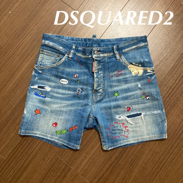 dsquared2 ハーフパンツ 46 美 - ショートパンツ