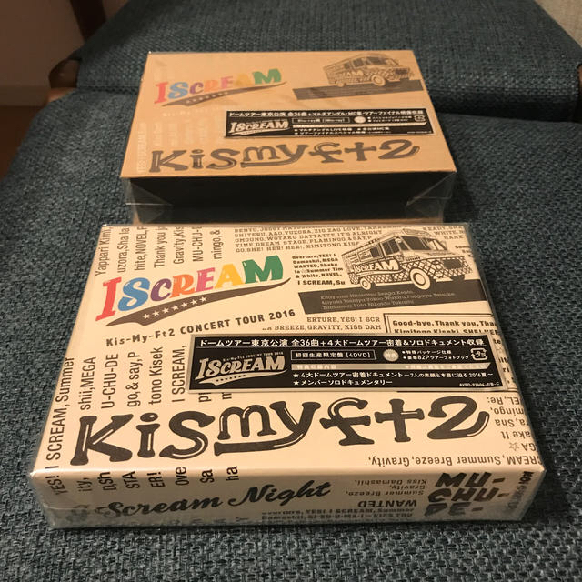 Kis-My-Ft2(キスマイフットツー)のCONCERT TOUR　2016　I　SCREAM Blu-ray DVD エンタメ/ホビーのDVD/ブルーレイ(ミュージック)の商品写真