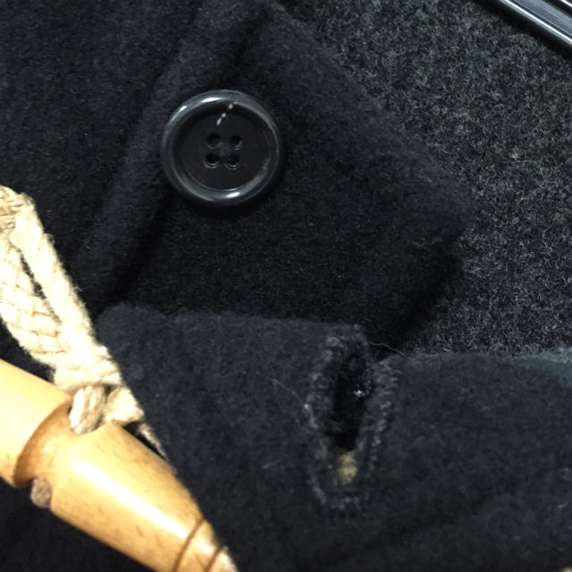 UNIQLO(ユニクロ)のユニクロ黒コート メンズのジャケット/アウター(ダッフルコート)の商品写真