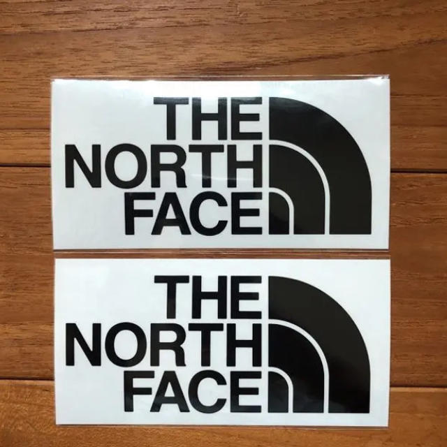 THE NORTH FACE(ザノースフェイス)のノースフェイスステッカー ブラック　2枚セット スポーツ/アウトドアのアウトドア(その他)の商品写真