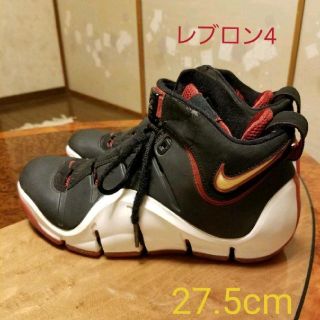 ナイキ(NIKE)の(週末限定価格)Nike LeBron 4 Black White Red(スニーカー)