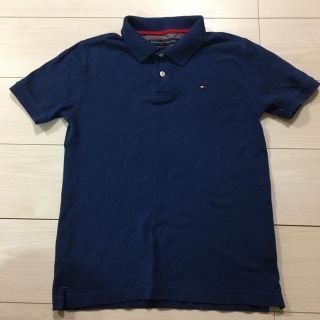 トミーヒルフィガー(TOMMY HILFIGER)の150㎝　tommy hilfiger 半袖　ポロシャツ　ブルー　子供服　キッズ(Tシャツ/カットソー)