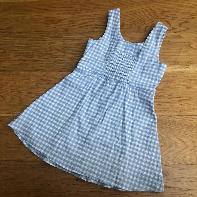 SNIDEL(スナイデル)の最終お値下げ★snidel girl チェック柄ワンピース キッズ/ベビー/マタニティのキッズ服女の子用(90cm~)(ワンピース)の商品写真