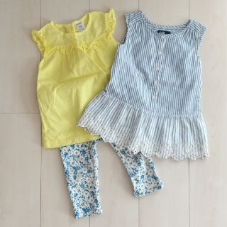 カーターズ(carter's)のcarter's babyGAP ノースリーブ チュニック セット(Tシャツ/カットソー)