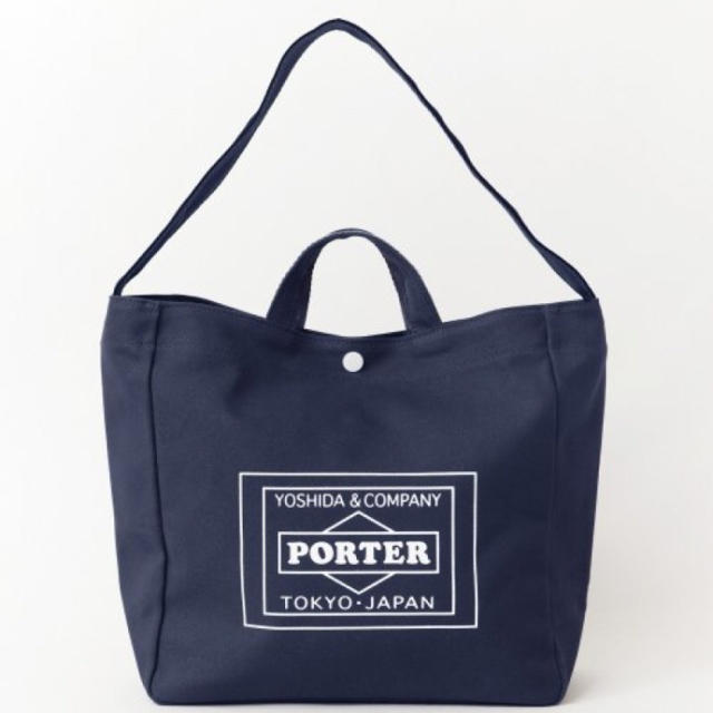 PORTER(ポーター)のmuku4523様専用ポーター  キャンバス　トートバッグ　ネイビー レディースのバッグ(トートバッグ)の商品写真