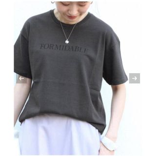 イエナ(IENA)のイエナ  FORMIDABLEロゴプリントＴシャツ(Tシャツ(半袖/袖なし))