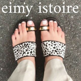 エイミーイストワール(eimy istoire)のeimy istoire ハラコサンダル ダルメシアン フラット(サンダル)