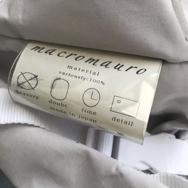 macromauro(マクロマウロ)のマクロマウロ/カオス/スモール/リュック/ホワイト/白 レディースのバッグ(リュック/バックパック)の商品写真