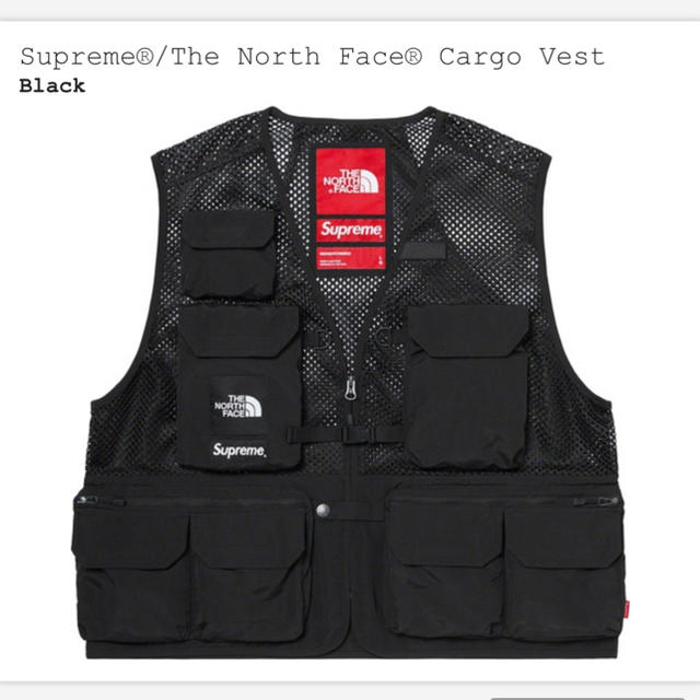 Supreme(シュプリーム)のsupreme ノースフェイス cargo vest シュプリーム　ベスト　S メンズのトップス(ベスト)の商品写真