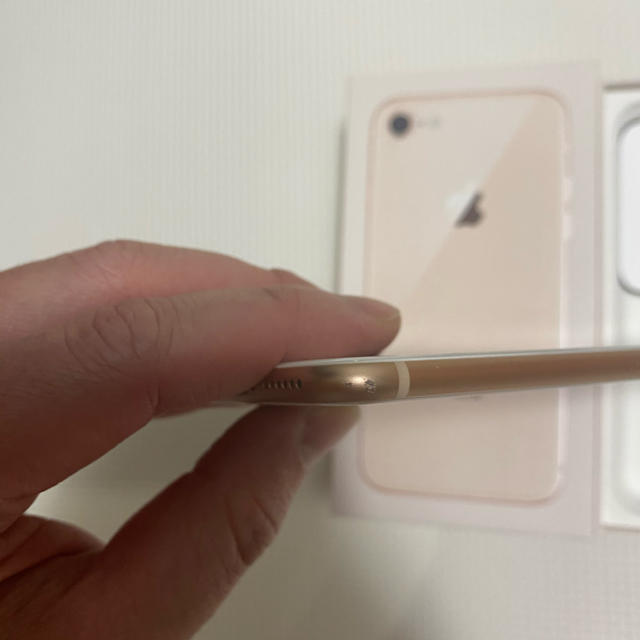 Apple(アップル)のiPhone8 64GB ピンクゴールド スマホ/家電/カメラのスマートフォン/携帯電話(スマートフォン本体)の商品写真