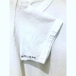 ホリデイ(holiday)の【美品】HOLIDAY× FRUIT OF THE LOOM  T-SHIRT (Tシャツ(半袖/袖なし))