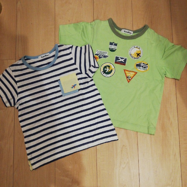 familiar(ファミリア)のファミリア　Tシャツ　２枚セット　110 男の子 キッズ/ベビー/マタニティのキッズ服男の子用(90cm~)(Tシャツ/カットソー)の商品写真