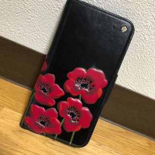 ケイトスペードニューヨーク(kate spade new york)の⭐ ケイトスペードkate spade ポピーiPhone手帳型ケース(iPhoneケース)