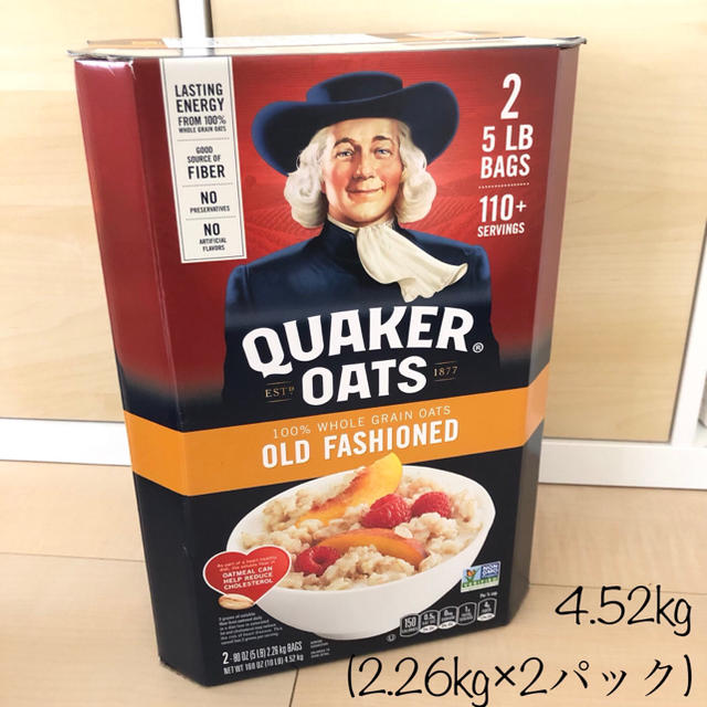 クエーカー　オートミール 食品/飲料/酒の健康食品(その他)の商品写真