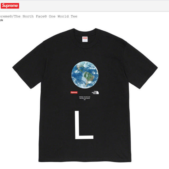 The North Face One World Tee  黒　L