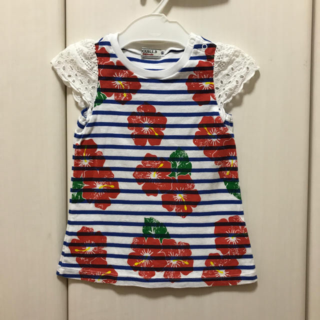 DOUBLE.B(ダブルビー)のりん様専用　ミキハウス　ダブルB   Tシャツ　2点 キッズ/ベビー/マタニティのキッズ服男の子用(90cm~)(パンツ/スパッツ)の商品写真