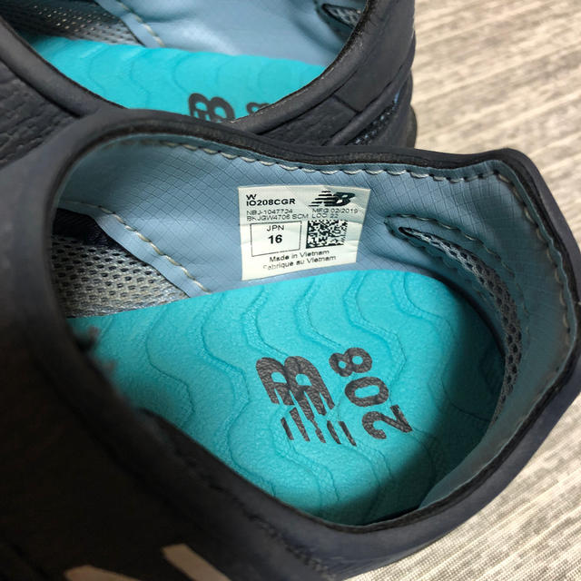 New Balance(ニューバランス)のニューバランス　16センチ　208 キッズ/ベビー/マタニティのキッズ靴/シューズ(15cm~)(サンダル)の商品写真